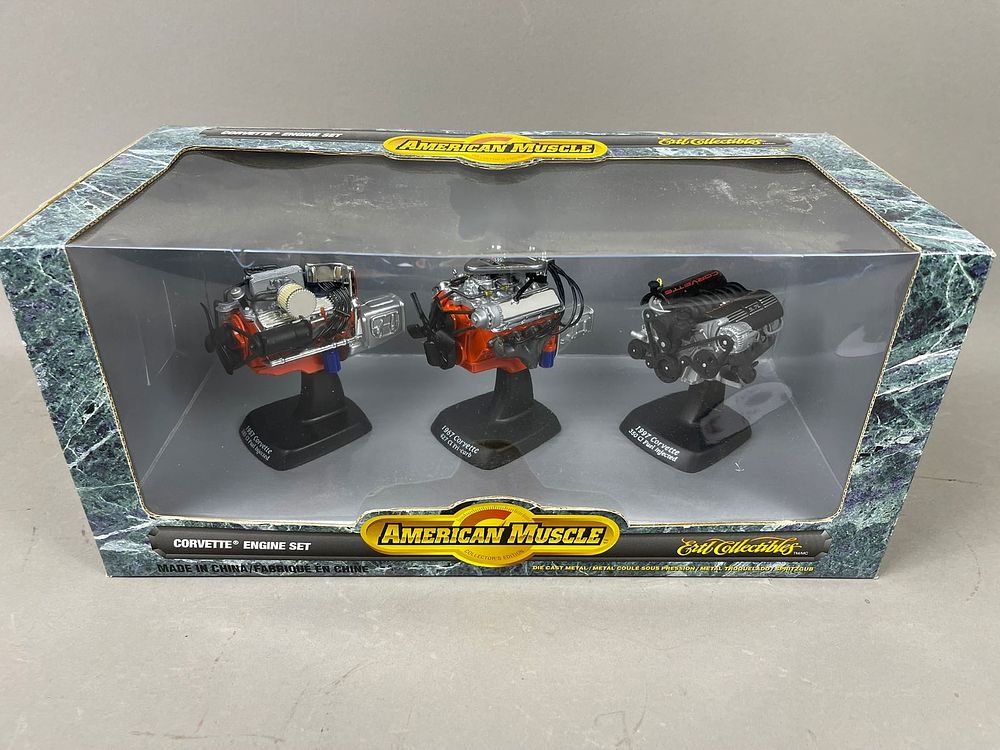 Lot 166: NOS Ertl American Muscle Corvette Engine Set Die Cast