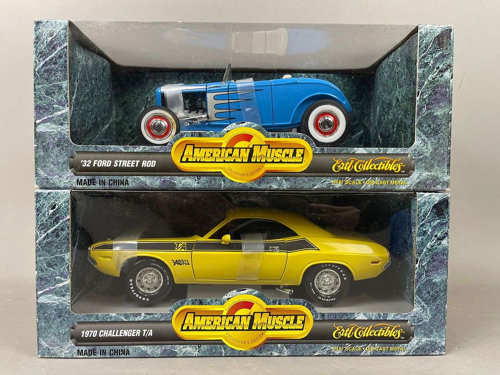 Lot 168: 2 NOS Ertl American Muscle Die Cast Cars Hot Rod