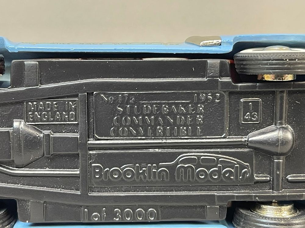 Lot 201: 2 NOS Brookline Models 52 Stud 54 Dodge Pace Cars