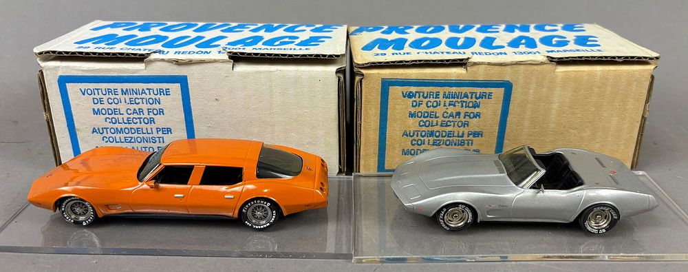 Lot 204: 2 NOS Provence Moulage Corvette 4 Portes 74 Conv Cars