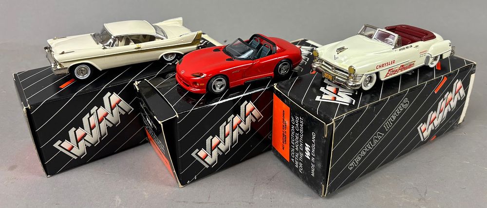 Lot 205: 3 NOS Western Models 51 Chrysler Pace Car Viper 58 Fury
