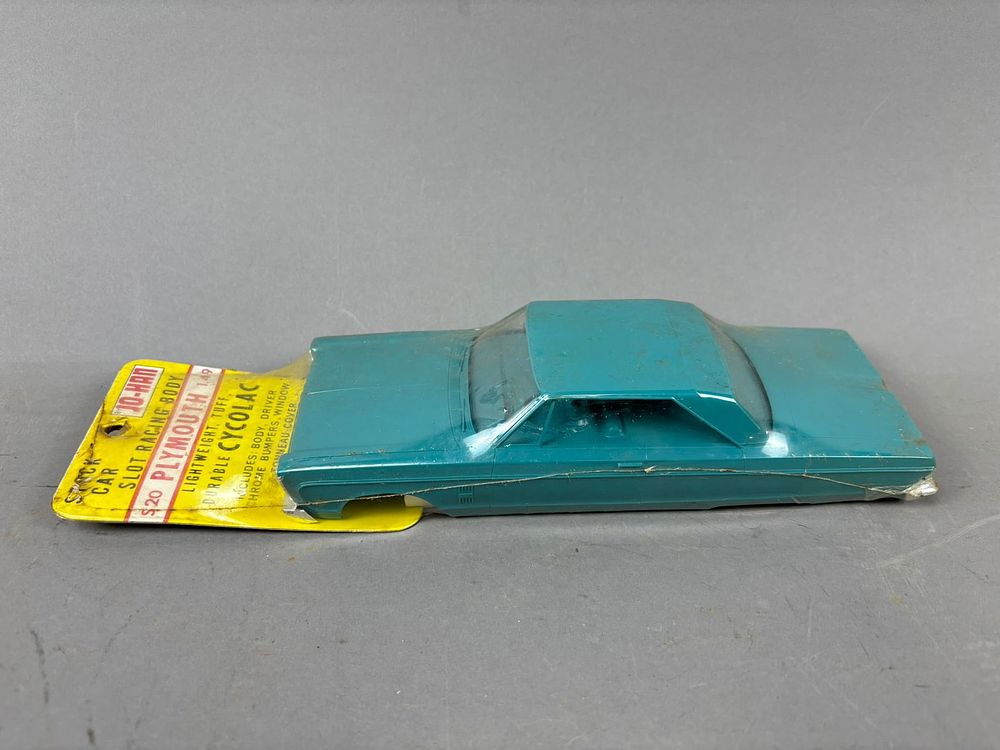 Lot 210: NOS Johan Plymouth Slot Racing Body On Card Sealed