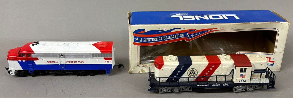 Lot 228: 2 Lionel Seaboard Coast Line American Freedom Engine