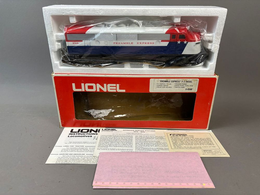 Lot 276: NOS Lionel Preamble Express F3 Diesel Engine 8568