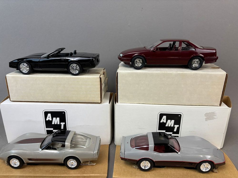 Lot 301: 4 NOS Ertl 80s Era Chev Corvette Beretta Promo Cars