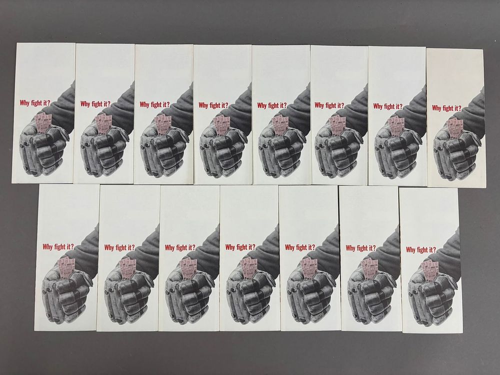 Lot 154: Lot 15 1965-66 Detroit Red Wings"Why Fight For It" Season Tickets Pamphlets