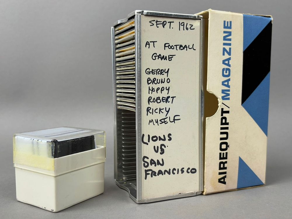 Lot 265: Sept 1962 Detroit Lions vs San Francisco Football Game Slides by James Mackey
