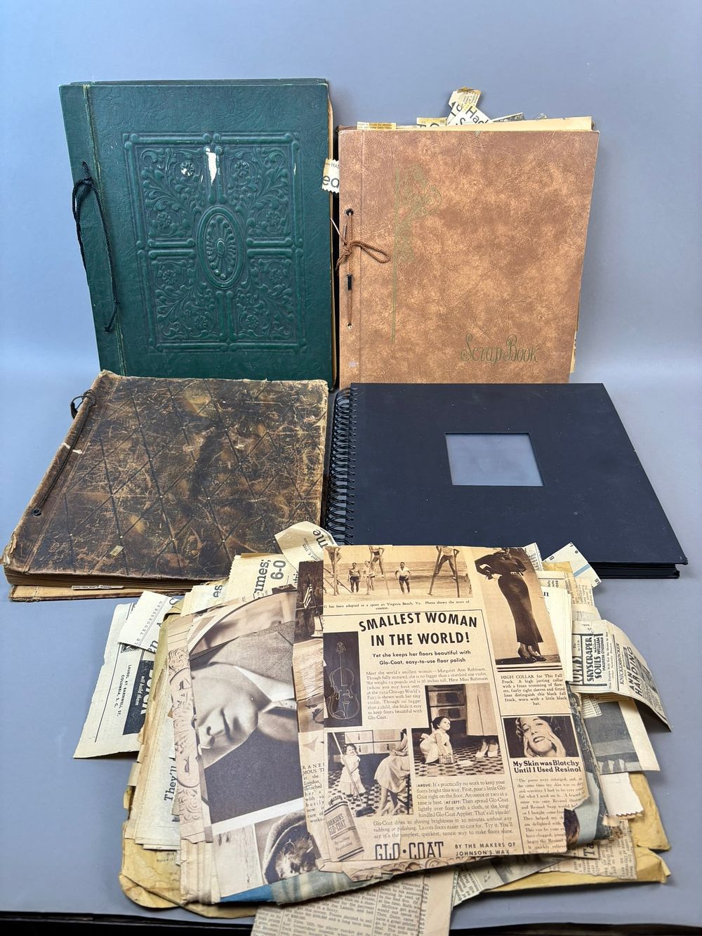 Lot 332: Tom Bridges Detroit Tigers Original 30s-40s Family Scrapbook