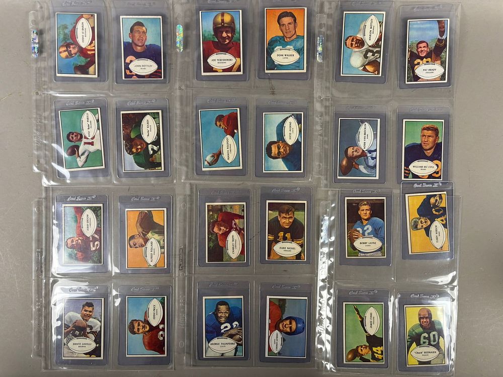 Lot 426: 1953 Bowman Football Near Complete Set Cards 93/96 VG-EX