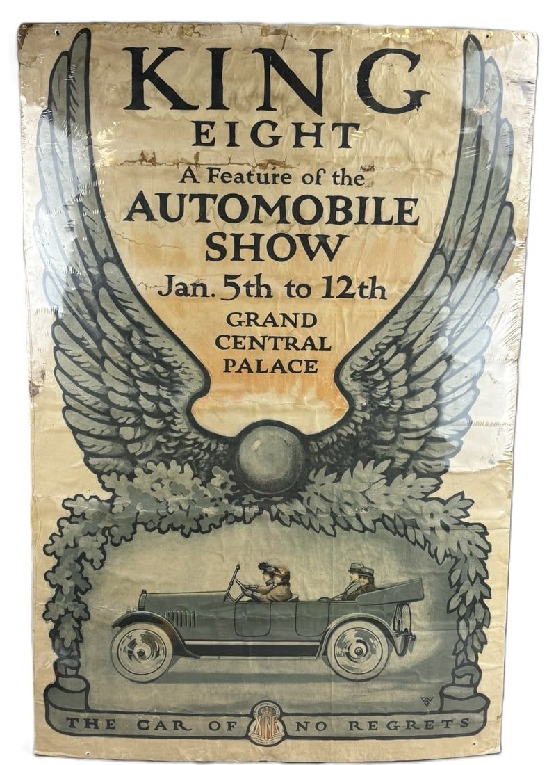 Lot 224: King Eight Automobile Show Grand Central Palace Detroit Michigan