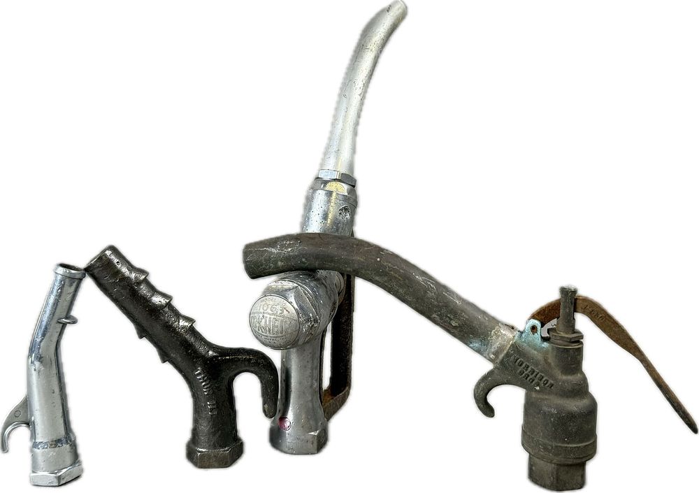 Lot 400: Lot 4 Antique Gas Pump Nozzles Morrison Bros Tokheim