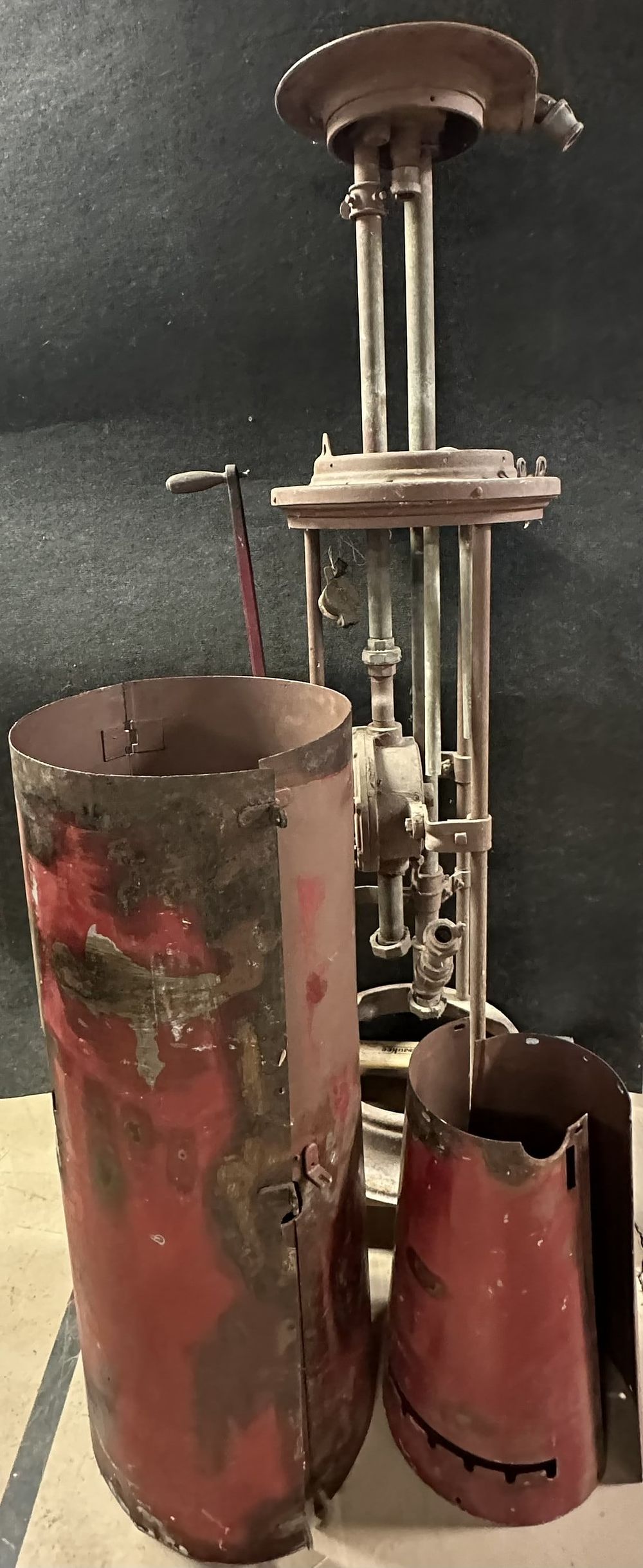 Lot 409: Correct Measure Gas Pump For Parts of Restoration