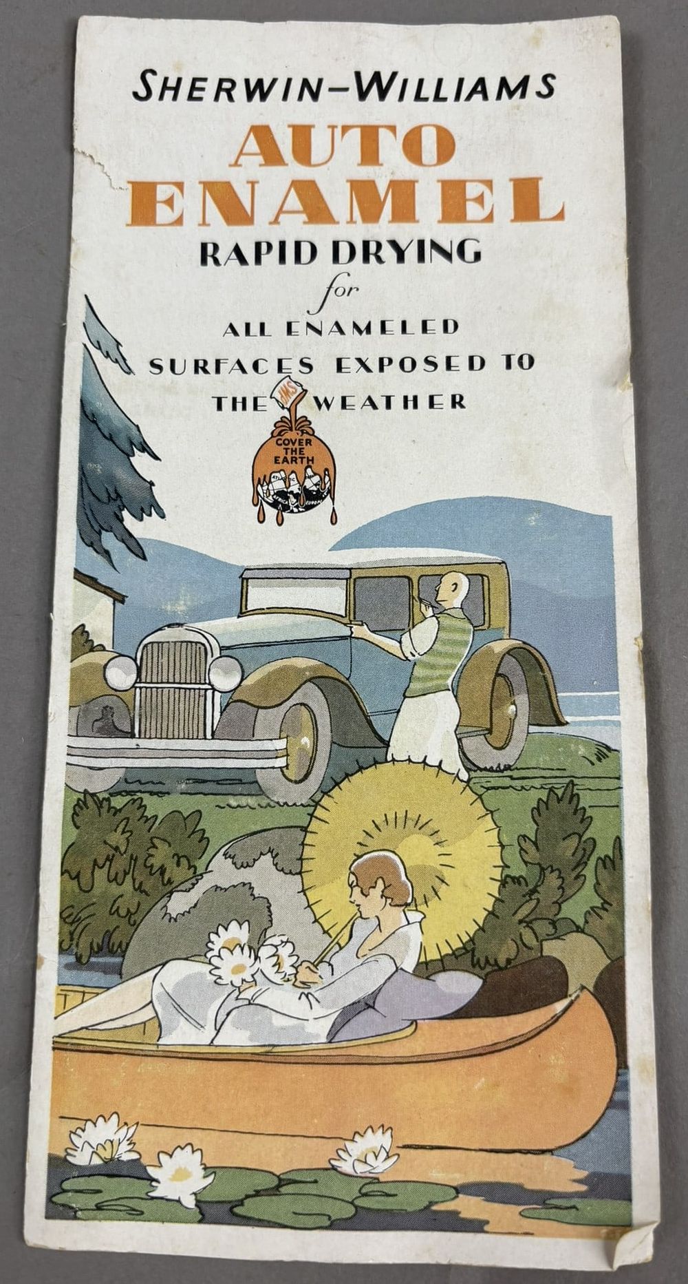 Lot 196: Sherwin Williams Auto Enamel Rapid Drying 20s Paint Sample Brochure
