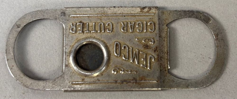 Lot 295: Original JEMCO Early 1900s Pocket Embossed Cigar Cutter