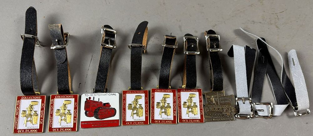 Lot 395: Lot 7 Midwest Watch Fob Collectors Club Key Fobs International & Cream Separator