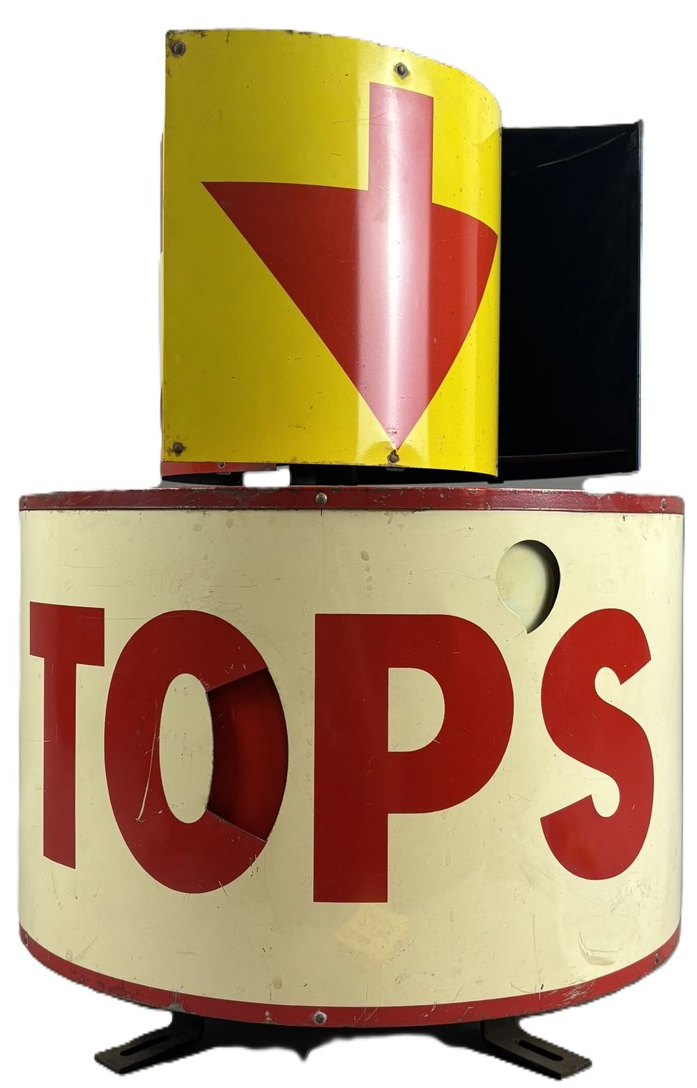 Lot 320C: Shell TCPS Gas Station Pump Metal Spinner Store Advertising Display