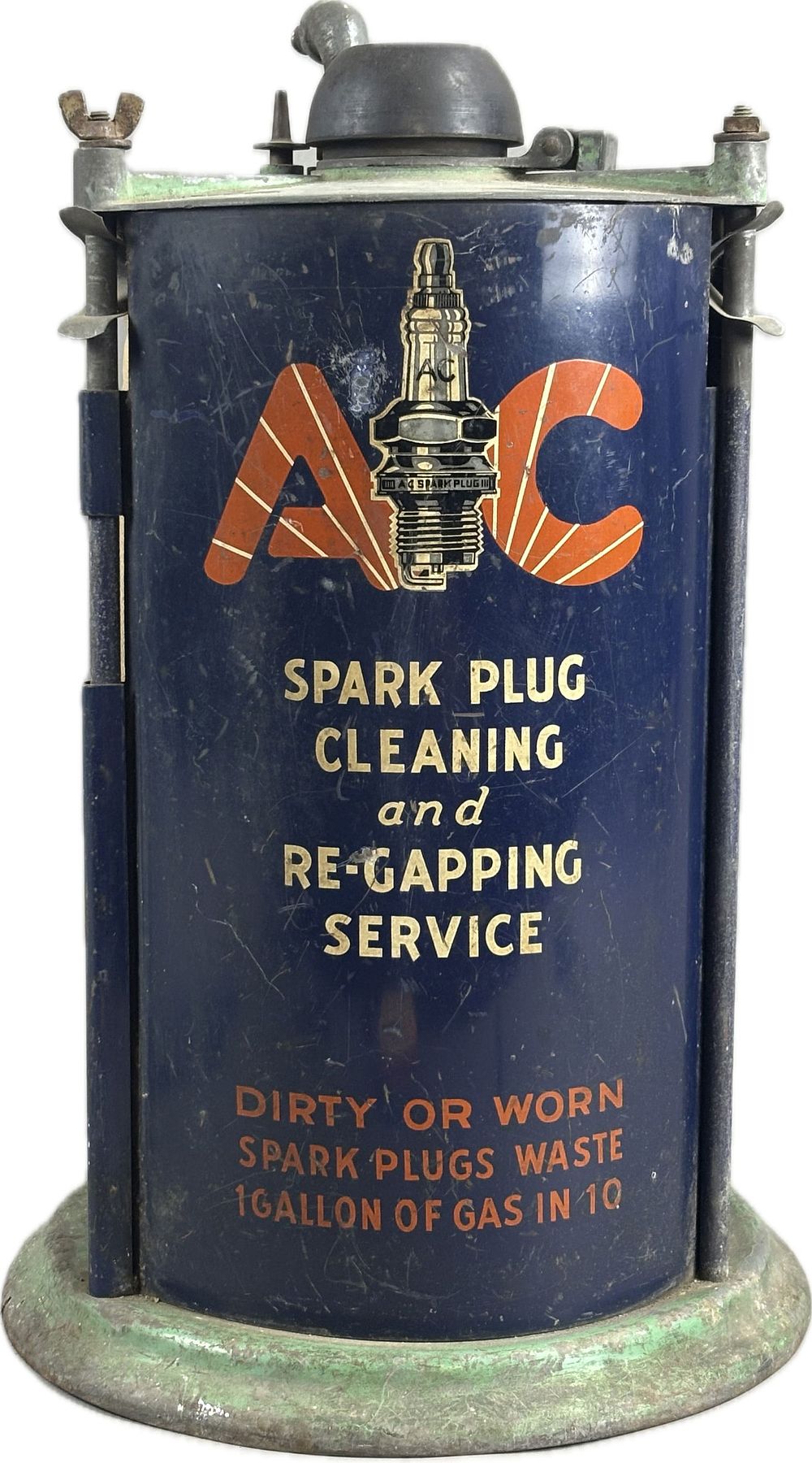 Lot 321D: AC Spark Plug Cleaning & Re-Gapping Countertop Store Display