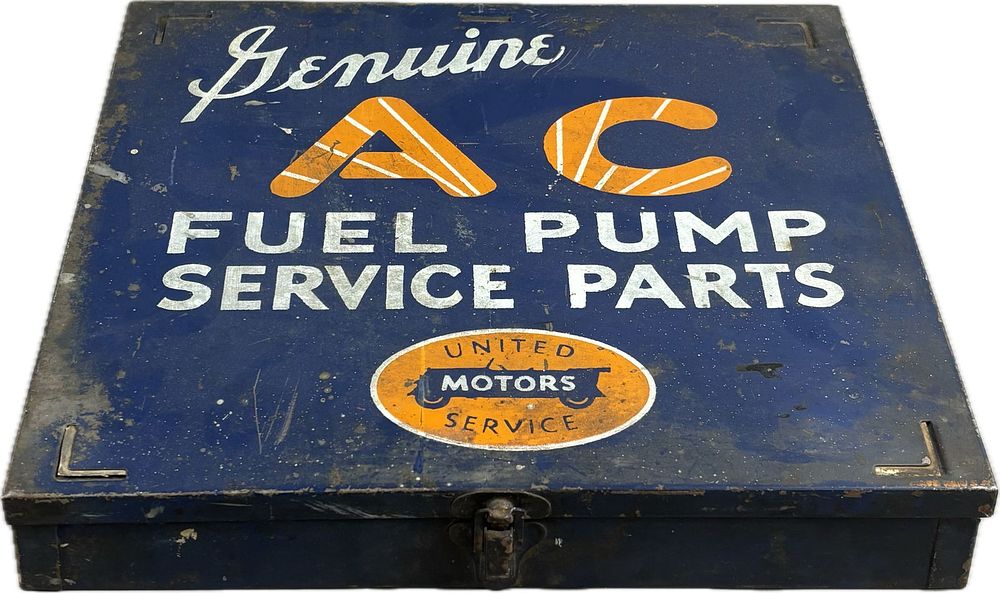 Lot 322B: AC Fuel Pump Service Parts United Motors Countertop Cabinet Display