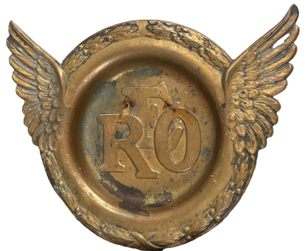 Lot 326A: Original 1920s REO Motor Car Advertising Embossed Copper Ashtray