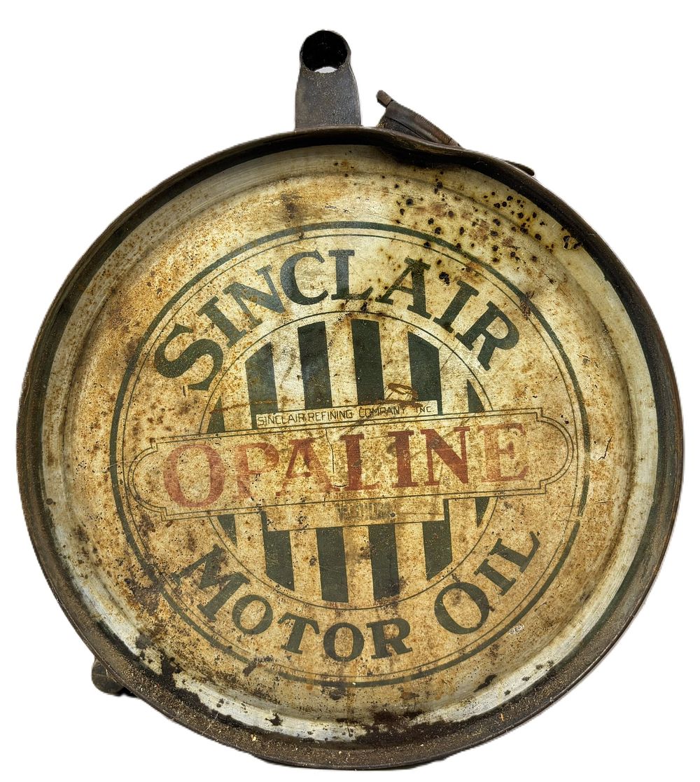 Lot 159: Sinclair Opaline Motor Oil 5 Gallon Rocker Can