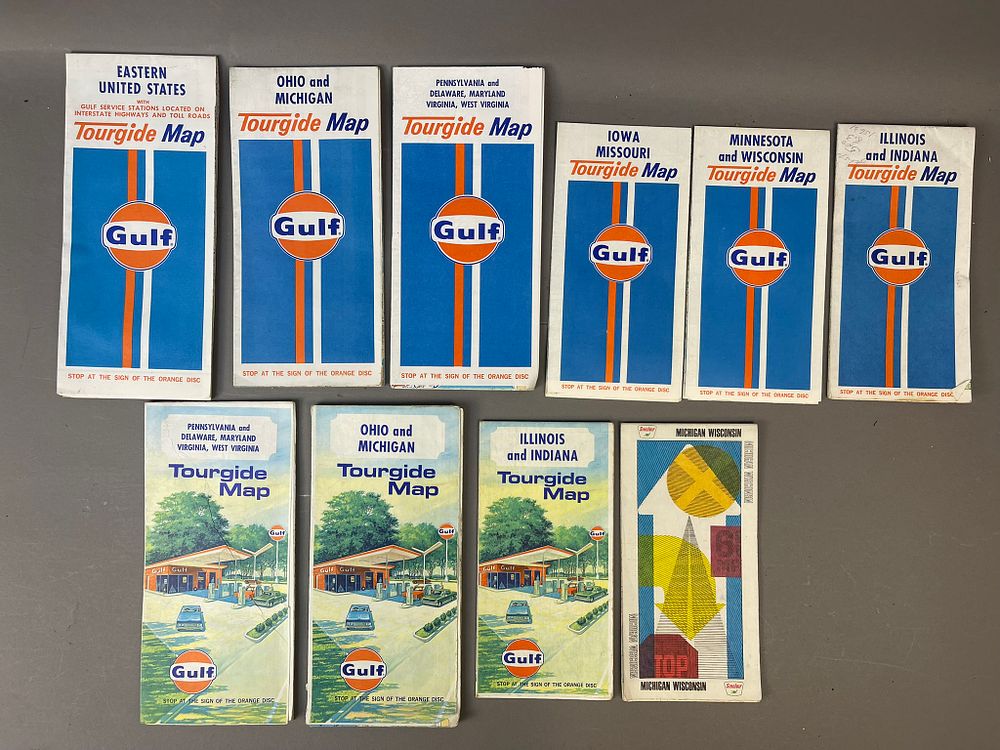 Lot 300i: Lot 10 Gulf Gas Station United States Maps