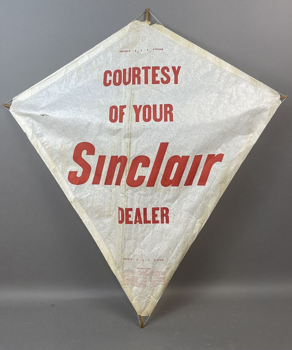 Lot 300m: Courtesy Of Your Sinclair Dealer Original Advertising Kite