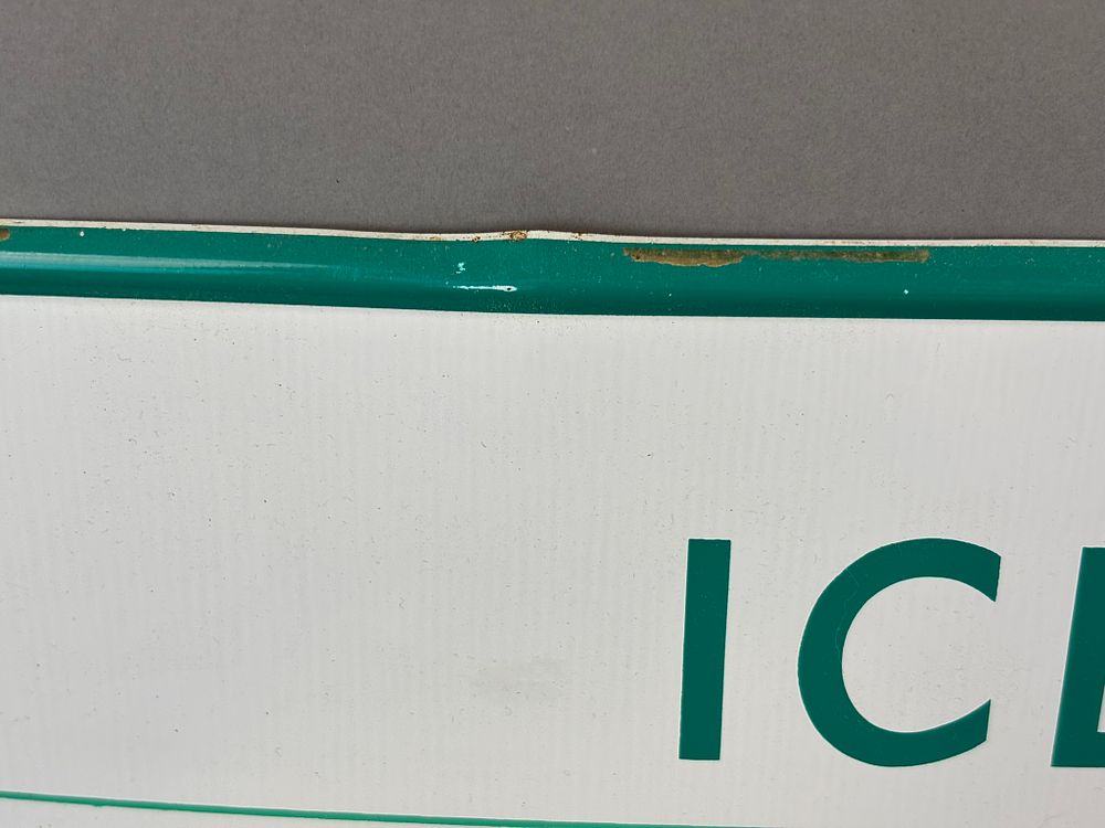 Lot 362: Refreshing New Feeling SST Fishtail Coca Cola Soda Sign