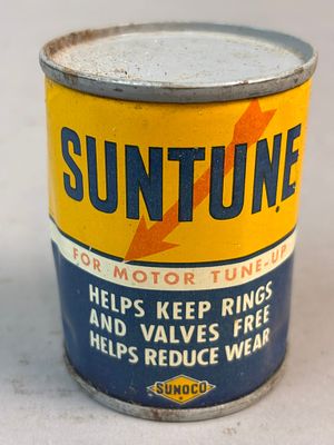 Suntune Sunoco Motor Tune Up 4oz Full Metal Can. See all photos for a better idea on condition. 