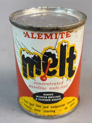 Alemite Melt Gas Anti Icer Full 4oz Metal Can. See all photos for a better idea on condition. 