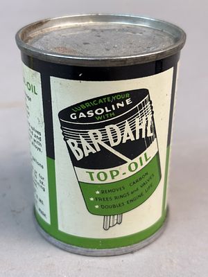 Bardahl Top Oil Upper Cylinder Lube Full 4oz Can. See all photos for a better idea on condition. 