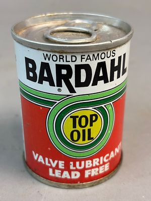 Bardahl Top Oil Valve Cylinder Lube Full 4oz Can. See all photos for a better idea on condition. 