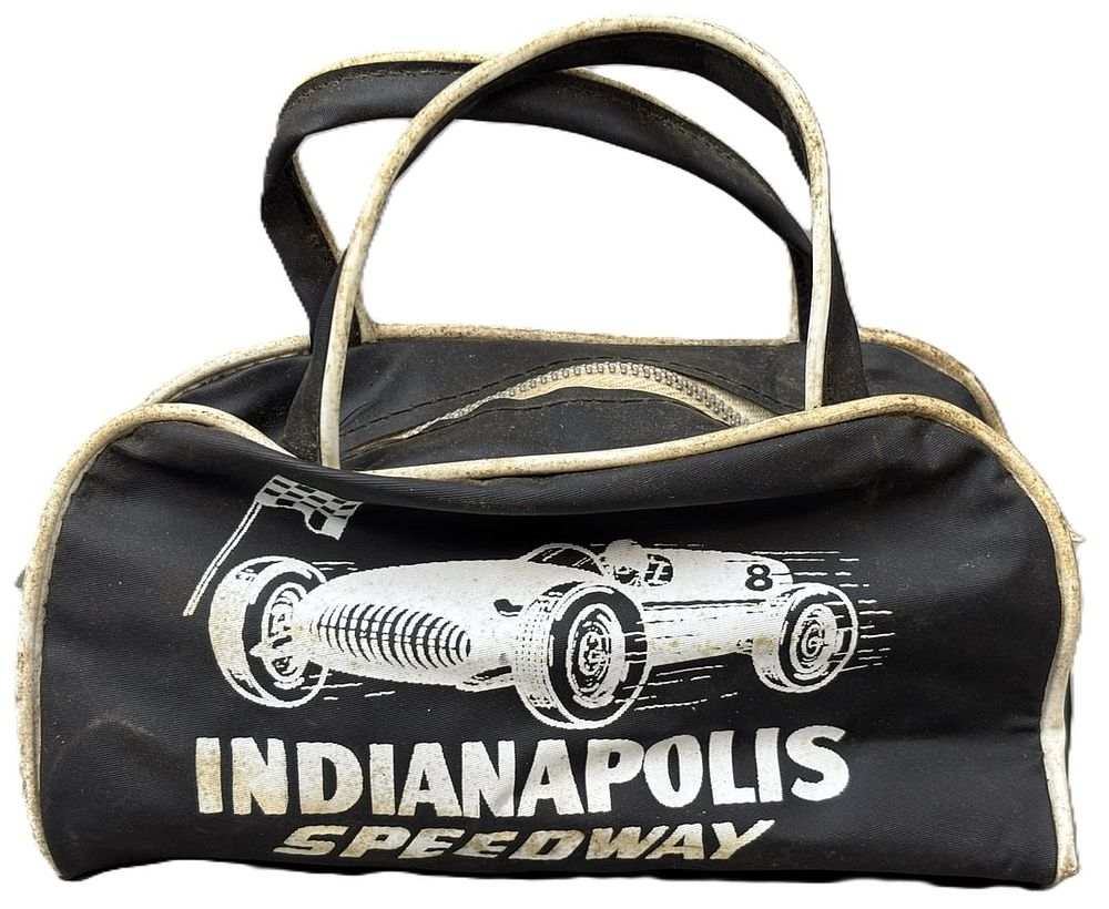 Lot 193: 1950s Indianapolis Speedway Race Car Original Miniature Bag