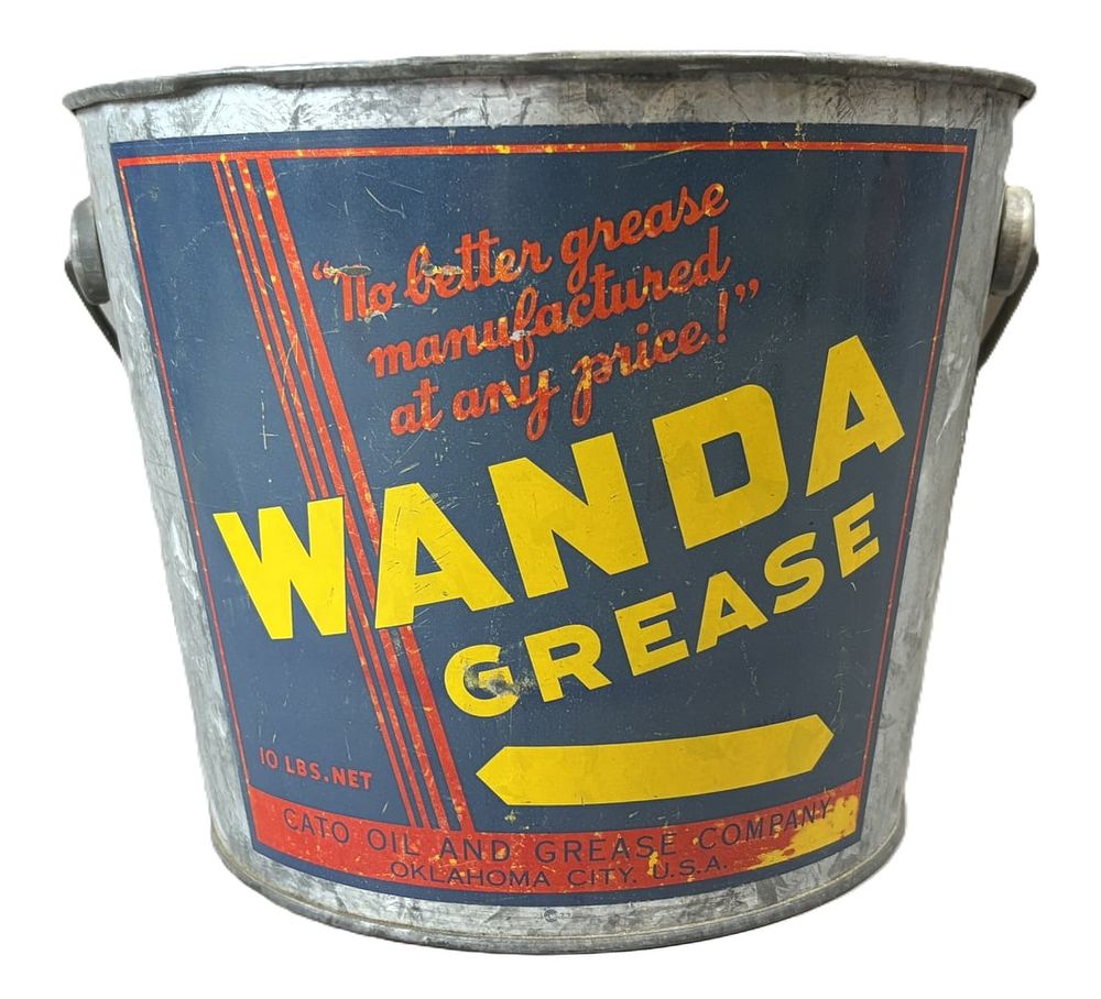 Lot 224: Wanda Grease Cato Oil & Grease Co Oklahoma City 10 Lb Bucket