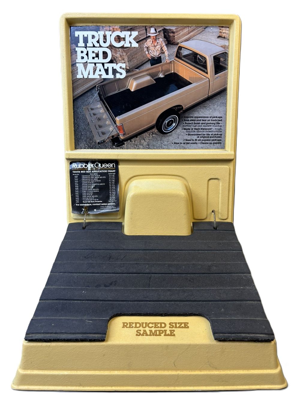 Lot 259B: Chevy GMC 1970s Original Truck Bed Mats Store Display