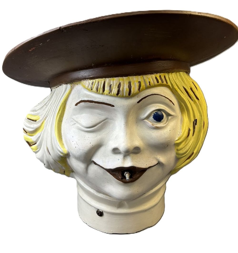 Lot 310B: Buster Brown Original 50s Helium Balloon Tank Advertising Store Topper