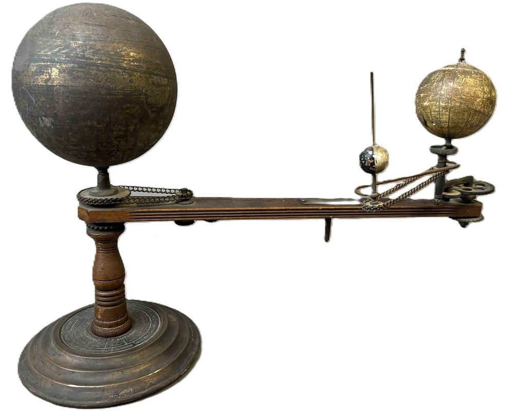 Lot 311B: Antique The Trippensee Planetarium Orrery Pat'd 1908 Detroit Michigan