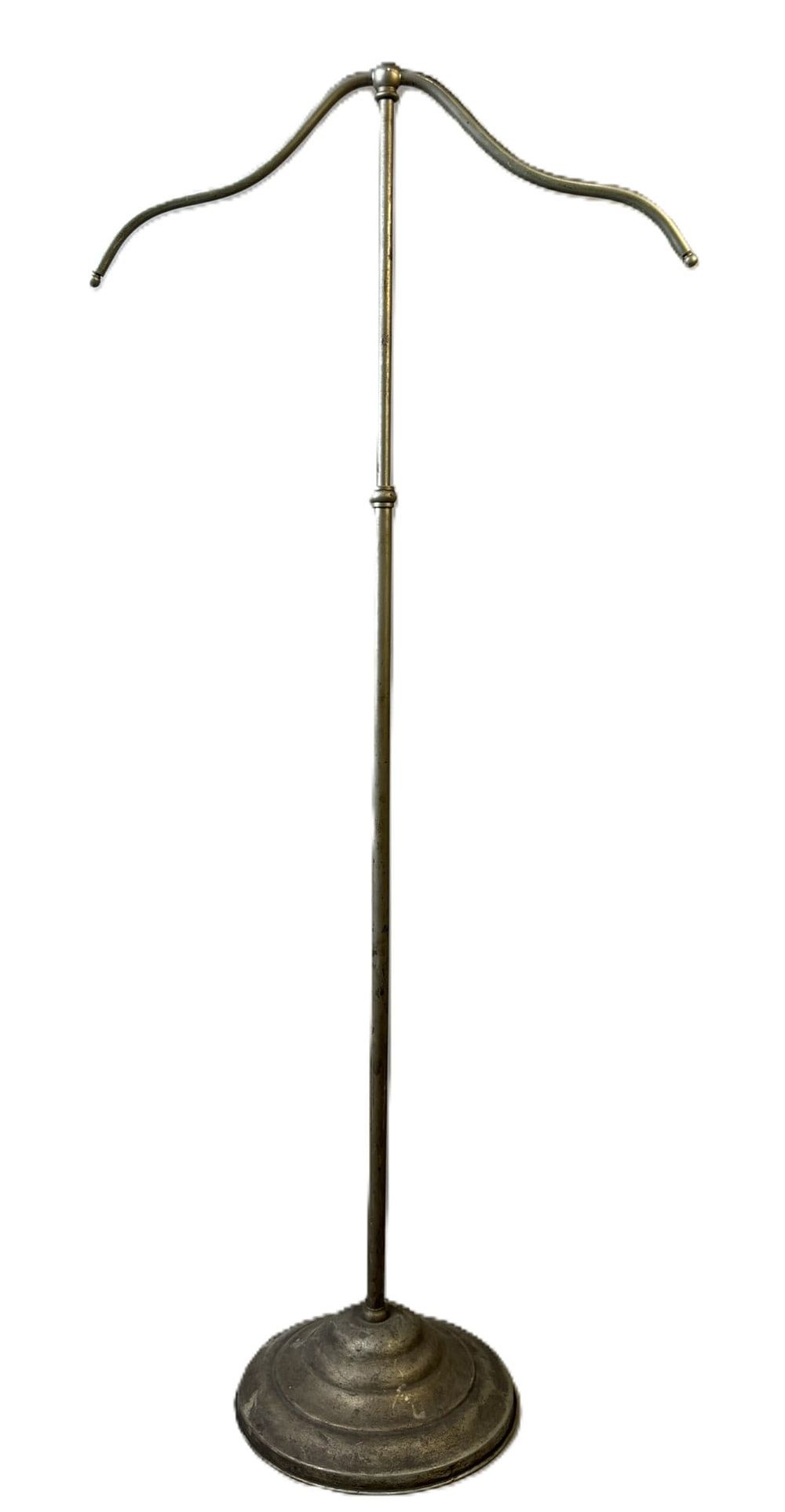 Lot 312B: Antique Art Deco Original Adjustable Clothing Rack Store Display