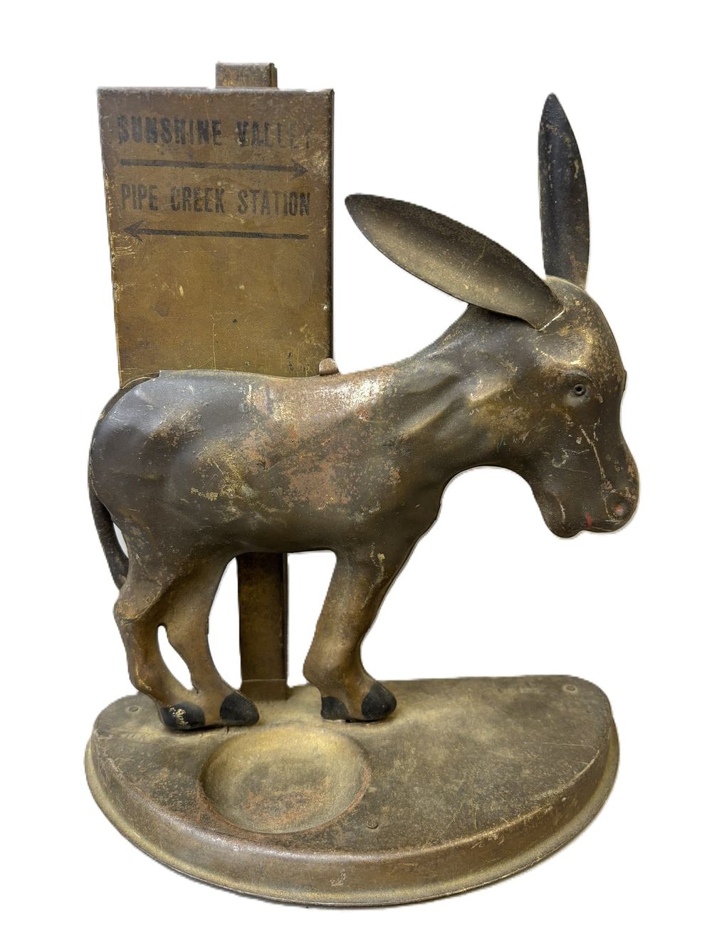 Lot 321B: 1930s Donkey Cigarette Dispense Sunshine Valley Pipe Creek Station