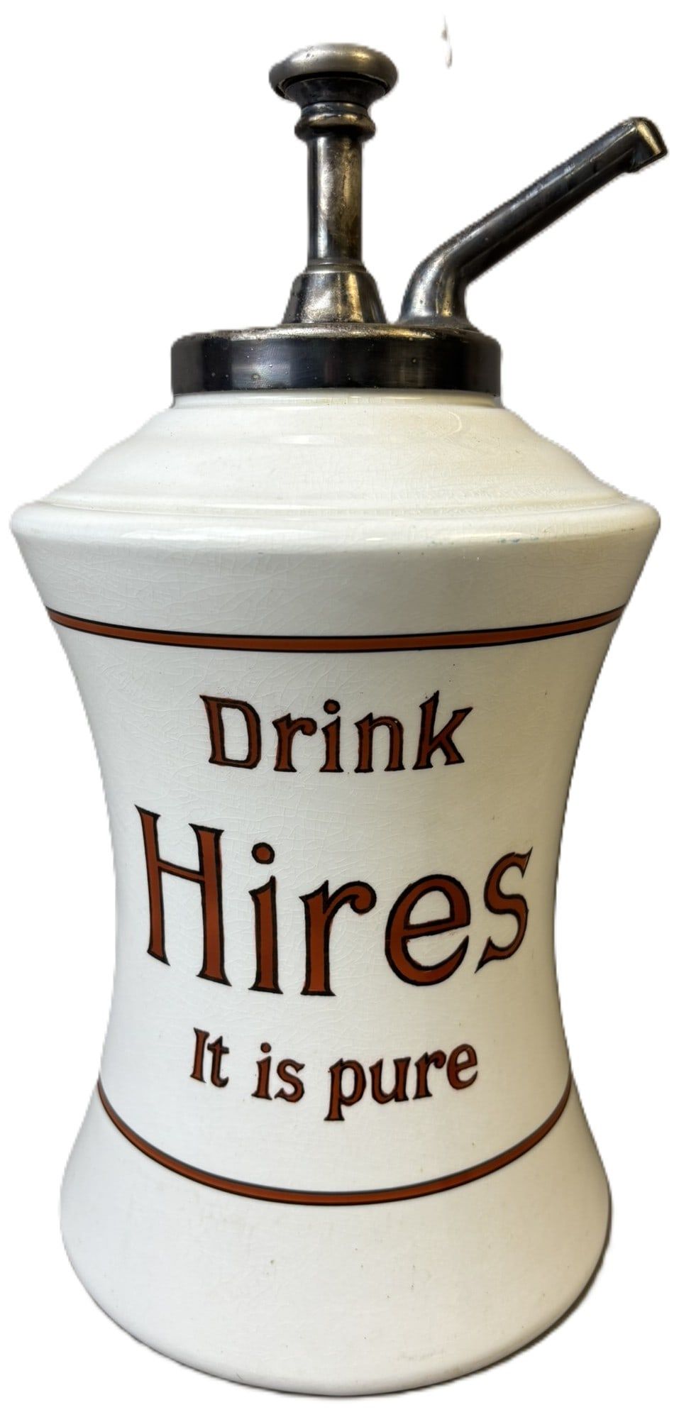 Lot 346: Drink Hires Root Beer It Is Pure Original Syrup Dispenser