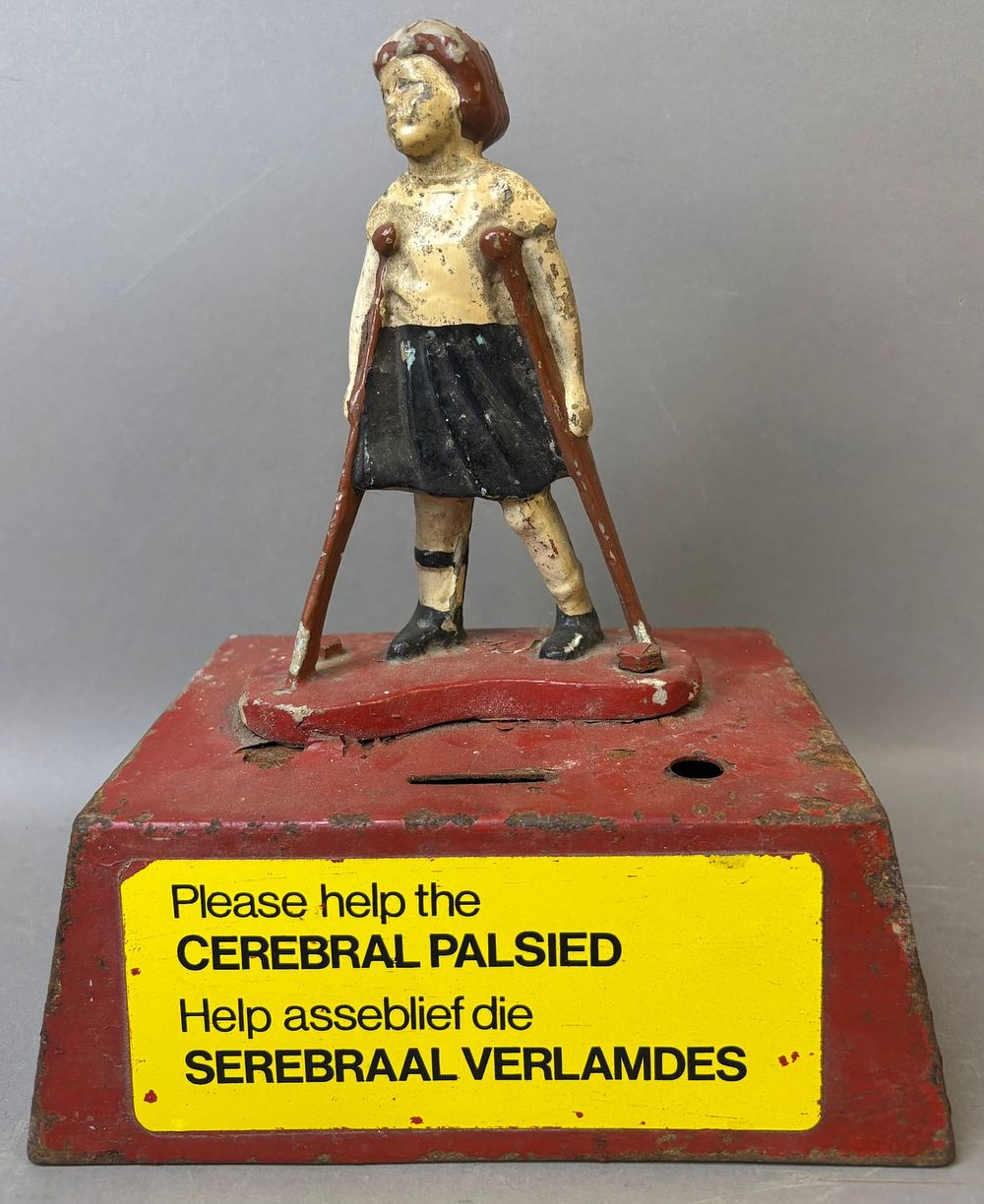 Lot 349: 50s-60s Cerebral Palsy German Advertising Store Display