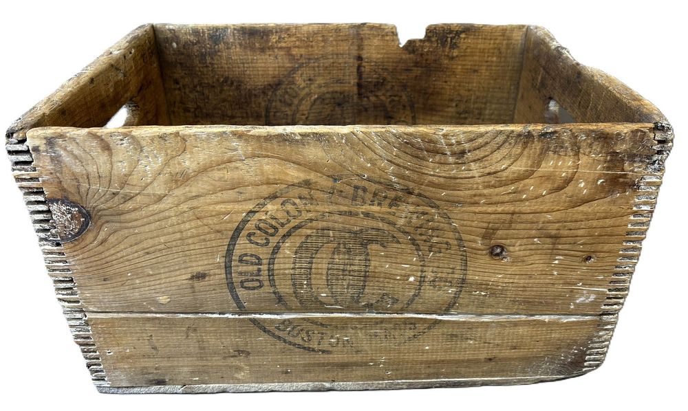 Lot 362: Old Colony Brewing Boston Mass Original Pre Prohibition Beer Crate