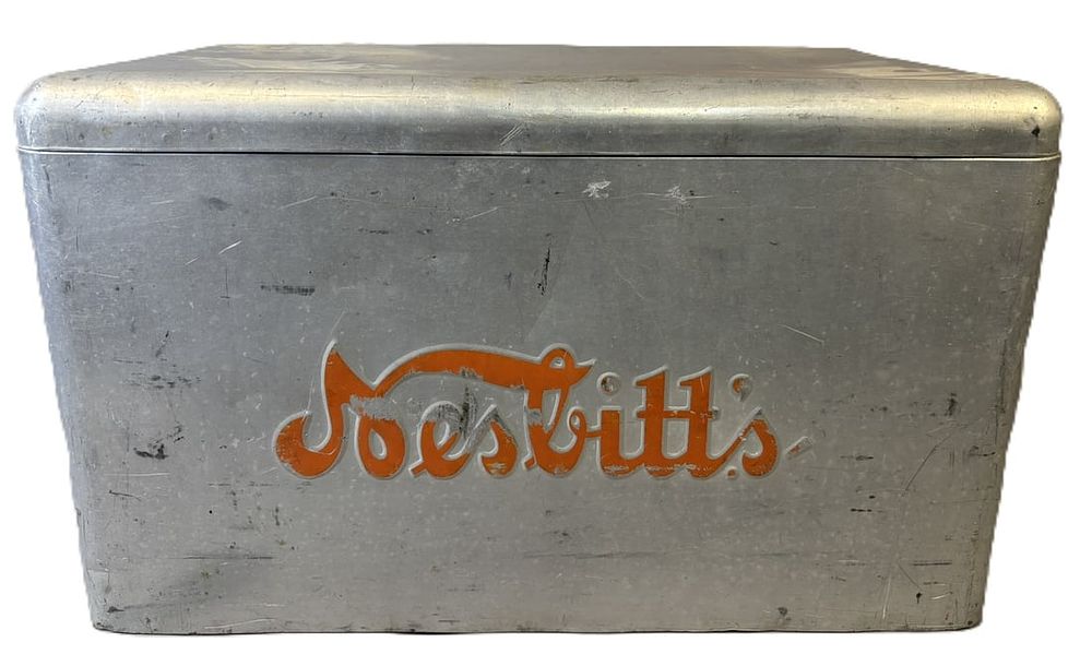 Lot 402: Nesbitt's Embossed Original Soda Pop Advertising Cooler