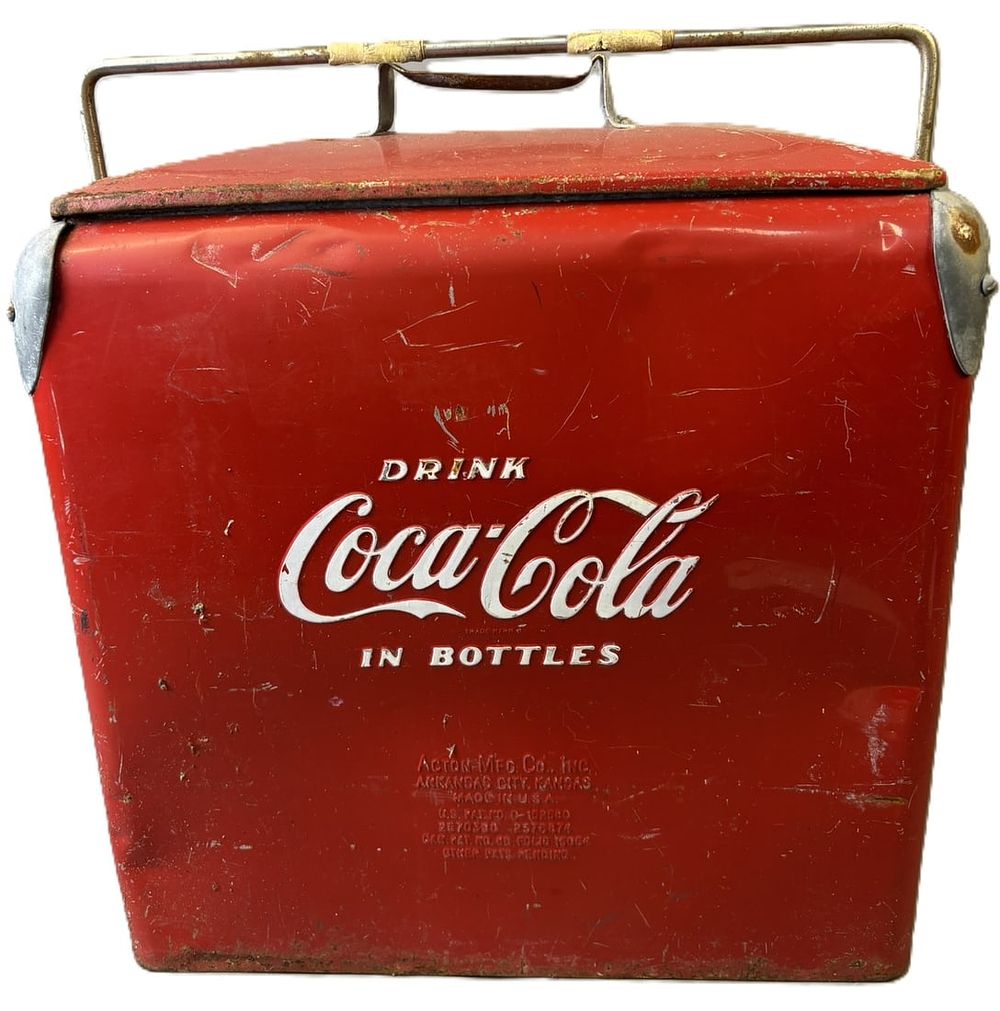 Lot 424: Drink Coca Cola In Bottles Original Acton 1950s Cooler