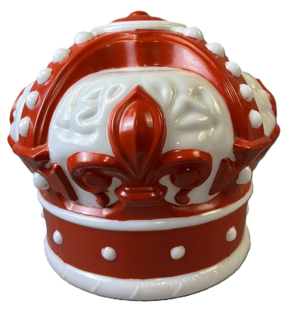Lot 481: Original Standard Oil Red Crown Milk Glass Globe