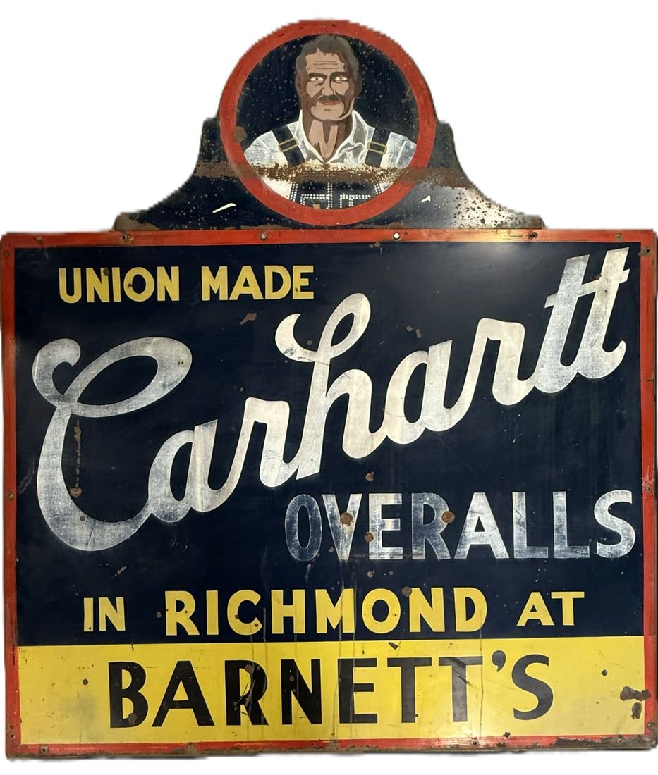 Lot 501B: Carhartt Overalls In Richmond at Barnetts DST Billboard Advertising Sign