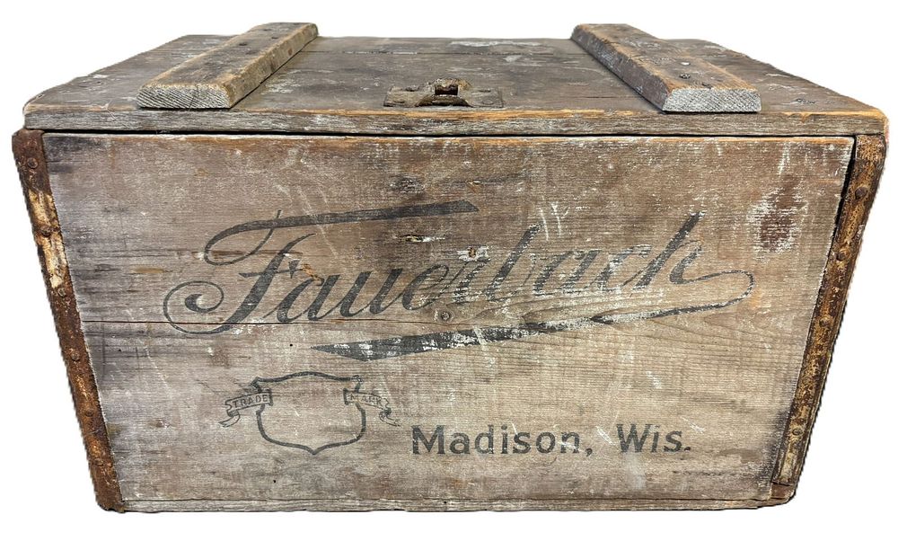 Lot 552: Fauerbach Beer Madison Wisconsin Pre Prohibition Wood Crate