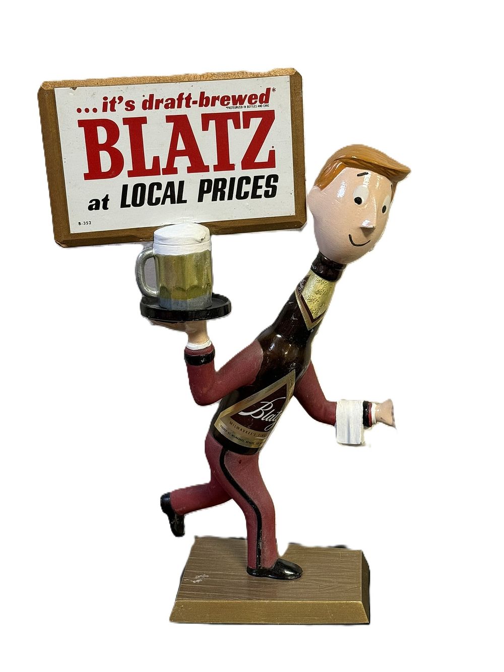 Lot 557: Blatz at Local Pricde Original Ice Skating Bar Statue