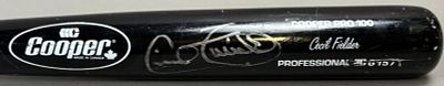 Cecil Fielder Cooper Pro 100 Game Used & Signed 35" Bat. Great original &amp; authentic 35" 32oz 