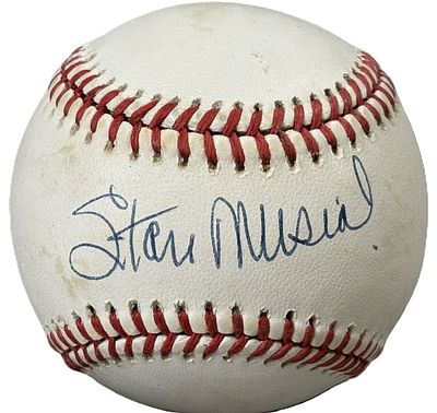 Stan Musial Single Signed Rawlings National League Baseball. Great original single signed Stan 