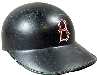 Boston Red Sox Original American Baseball Cap Batting Helmet 7 5/8. Great original Boston Red 